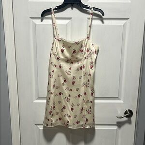 Floral Cream Sun Dress